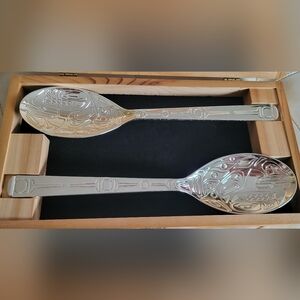 Silver & Pewter Decorative Serving Spoons